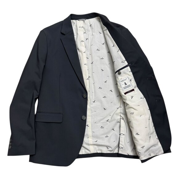 FRANK & OAK Laurier Fit Gray Luxury Designer Business Casual Blazer Jacket 42 - Picture 2 of 8